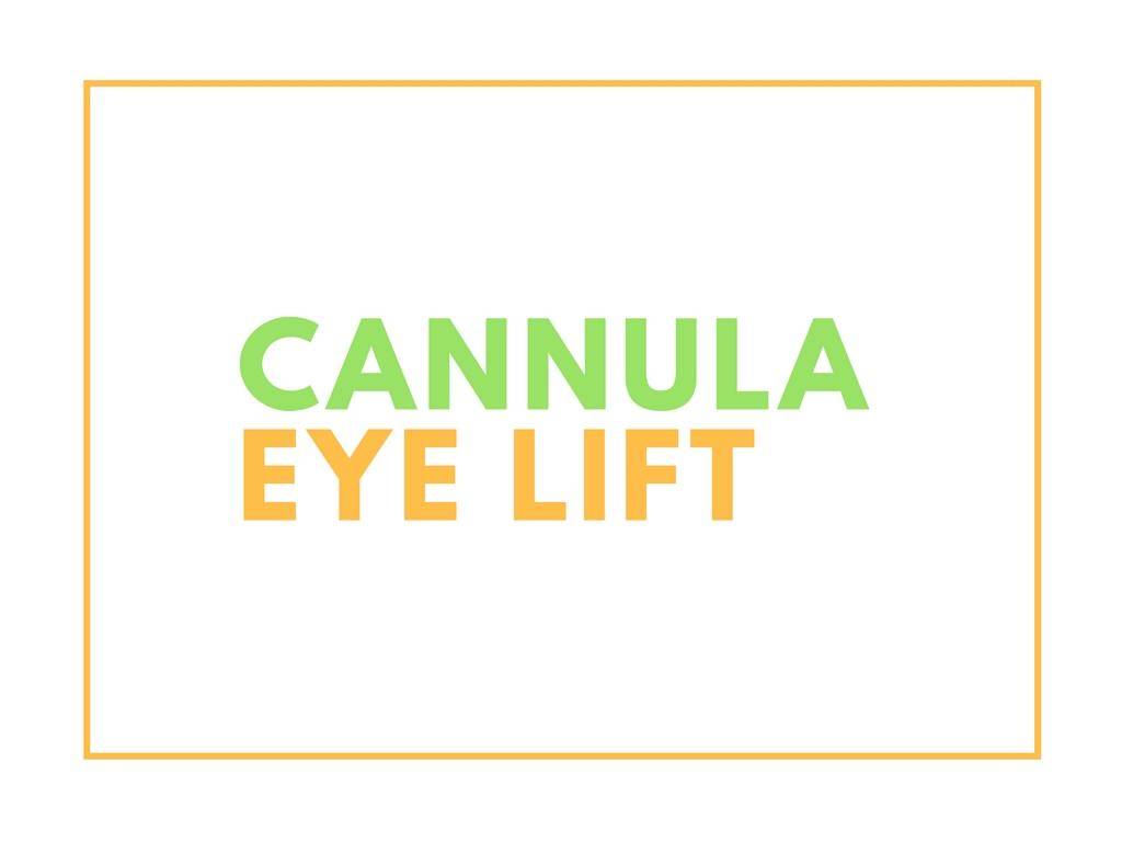 kotlus cannula eye lift